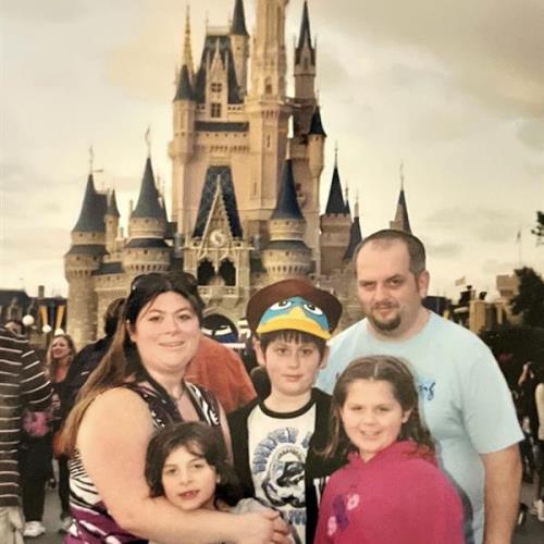 Family at Disneyland, Orlando