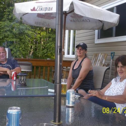 MIke, Michele and Heather (Dave's Mom)