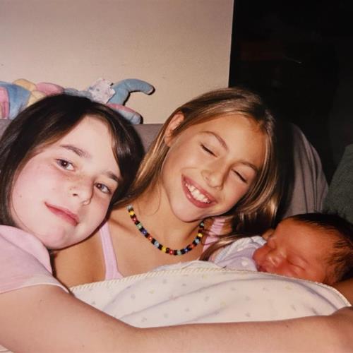 Alexandria presenting Jack to her friend Michelle