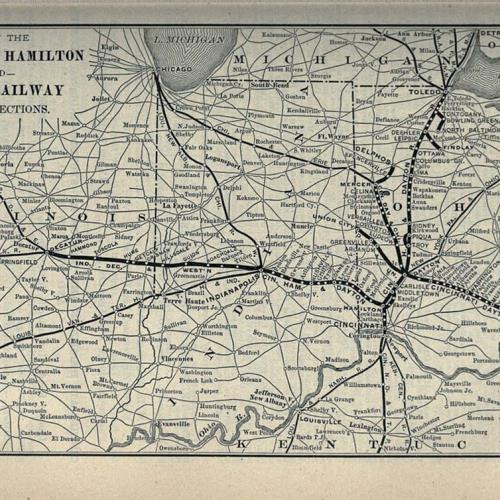 1896 CH&D Map